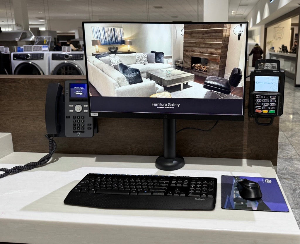 Dual Screen Monitor Stand for Efficient Desk Setup