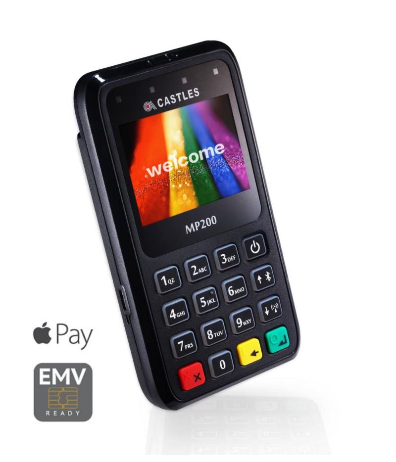 Castles MP200L Wi-Fi, Bluetooth, Contactless POS Device - DCCSUPPLY.COM