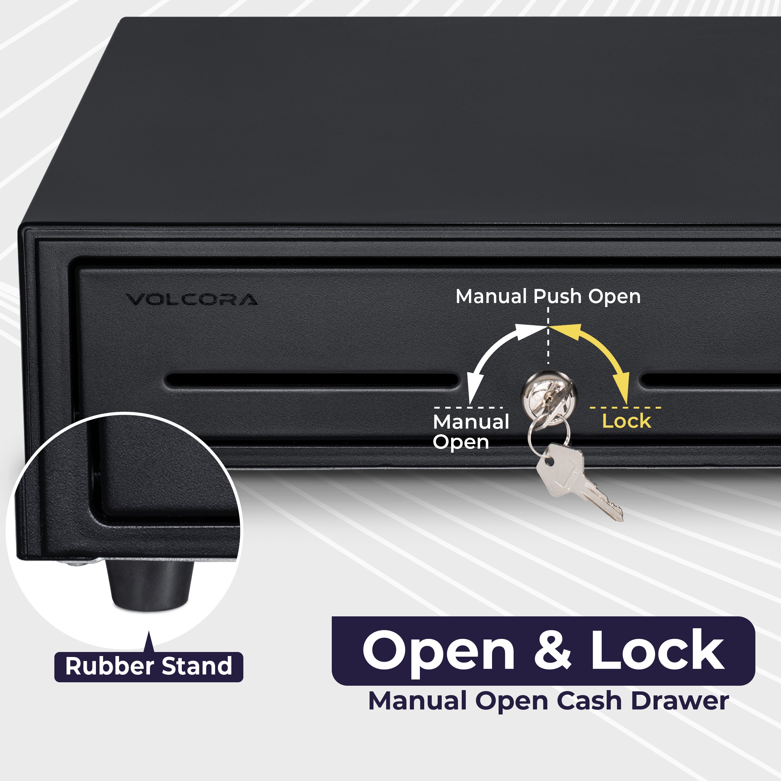 Volcora 16" Manual Open Cash Drawer