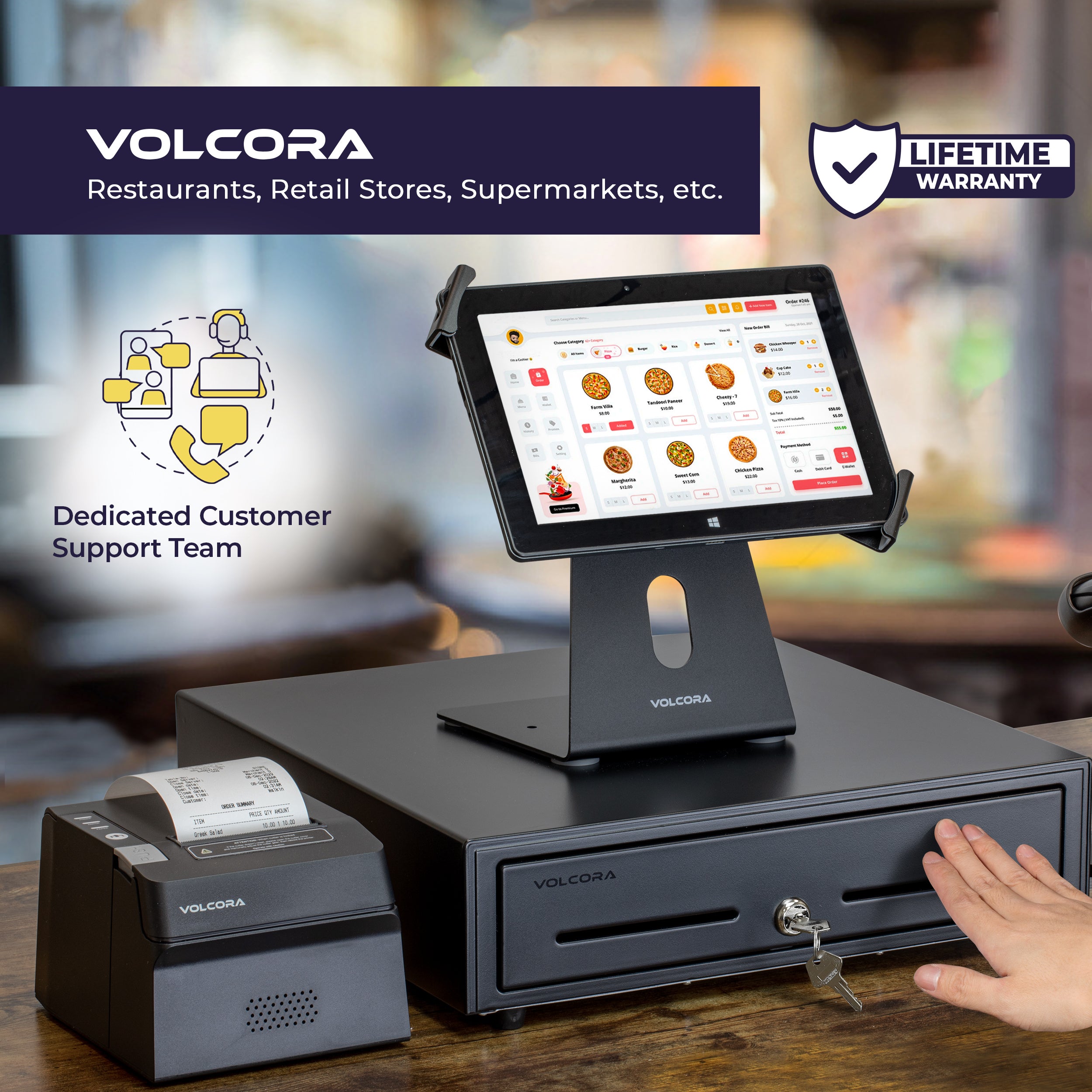 Volcora 16" Manual Open Cash Drawer