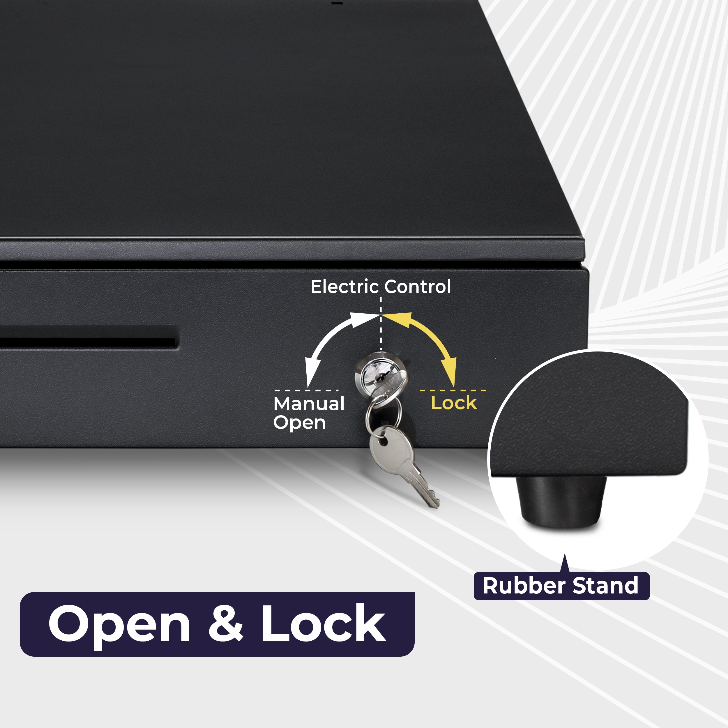 Volcora 16" Automatic Open Cash Drawer