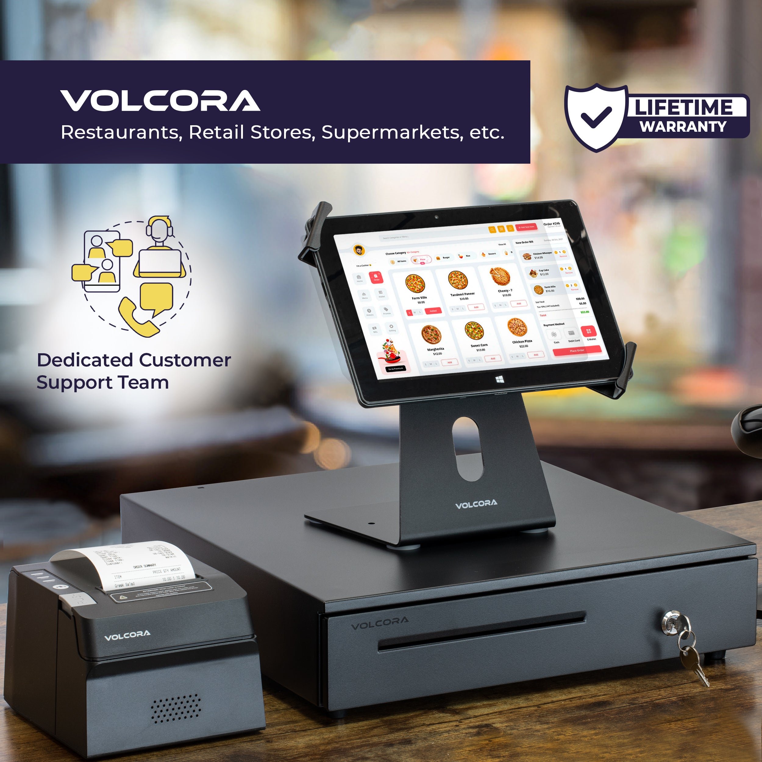 Volcora 16" Automatic Open Cash Drawer