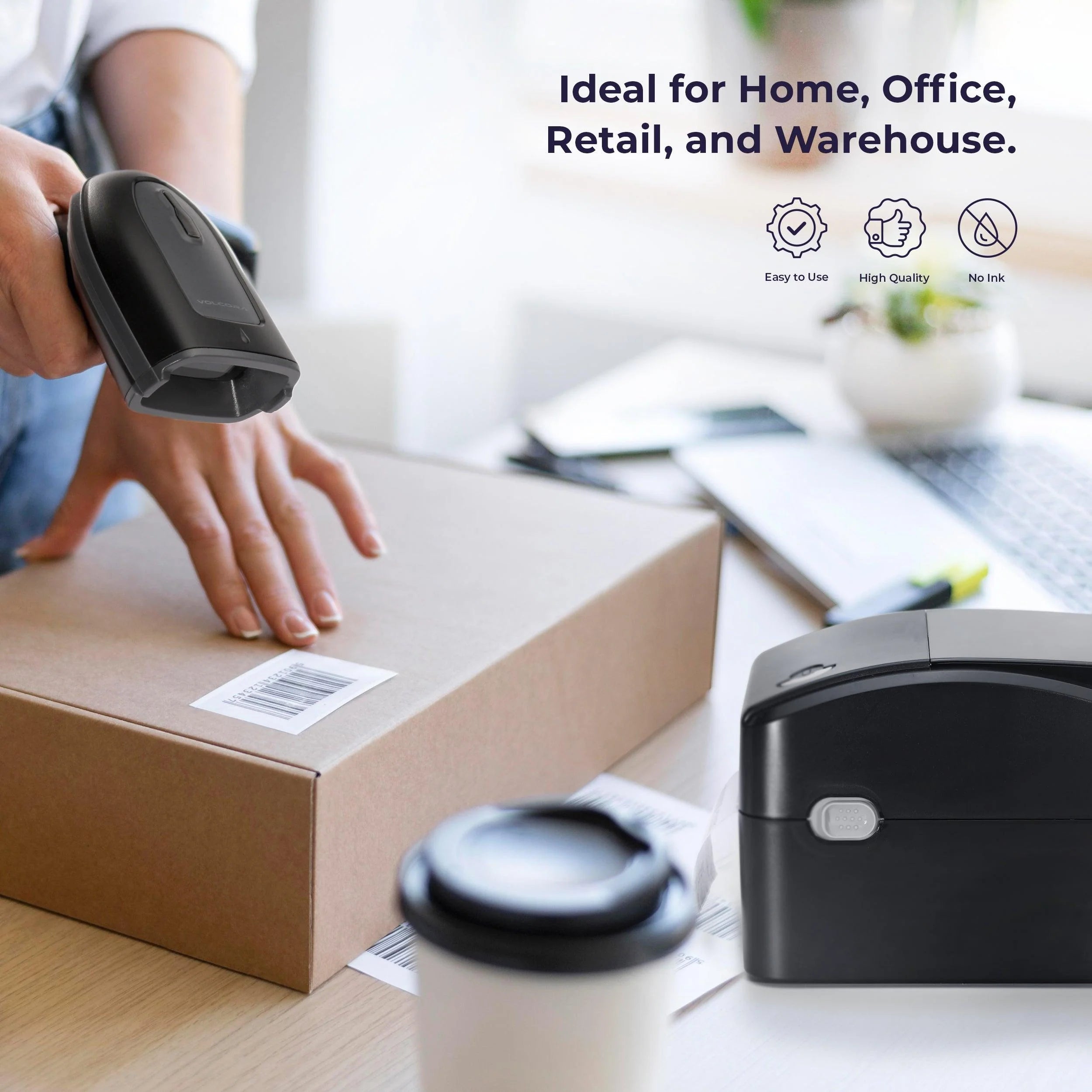 Volcora V-LBPTZ Series High Speed 4" Thermal Label Printer