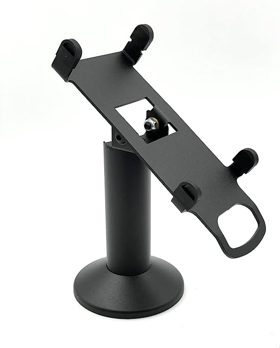 Newland N910 Swivel and Tilt Terminal Stand, Screw-in and Adhesive, Black
