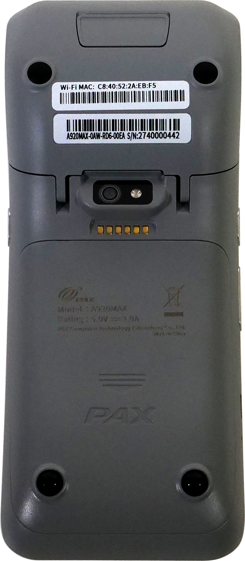 PAX A920 MAX Android Payment Terminal with Carrying Case - New