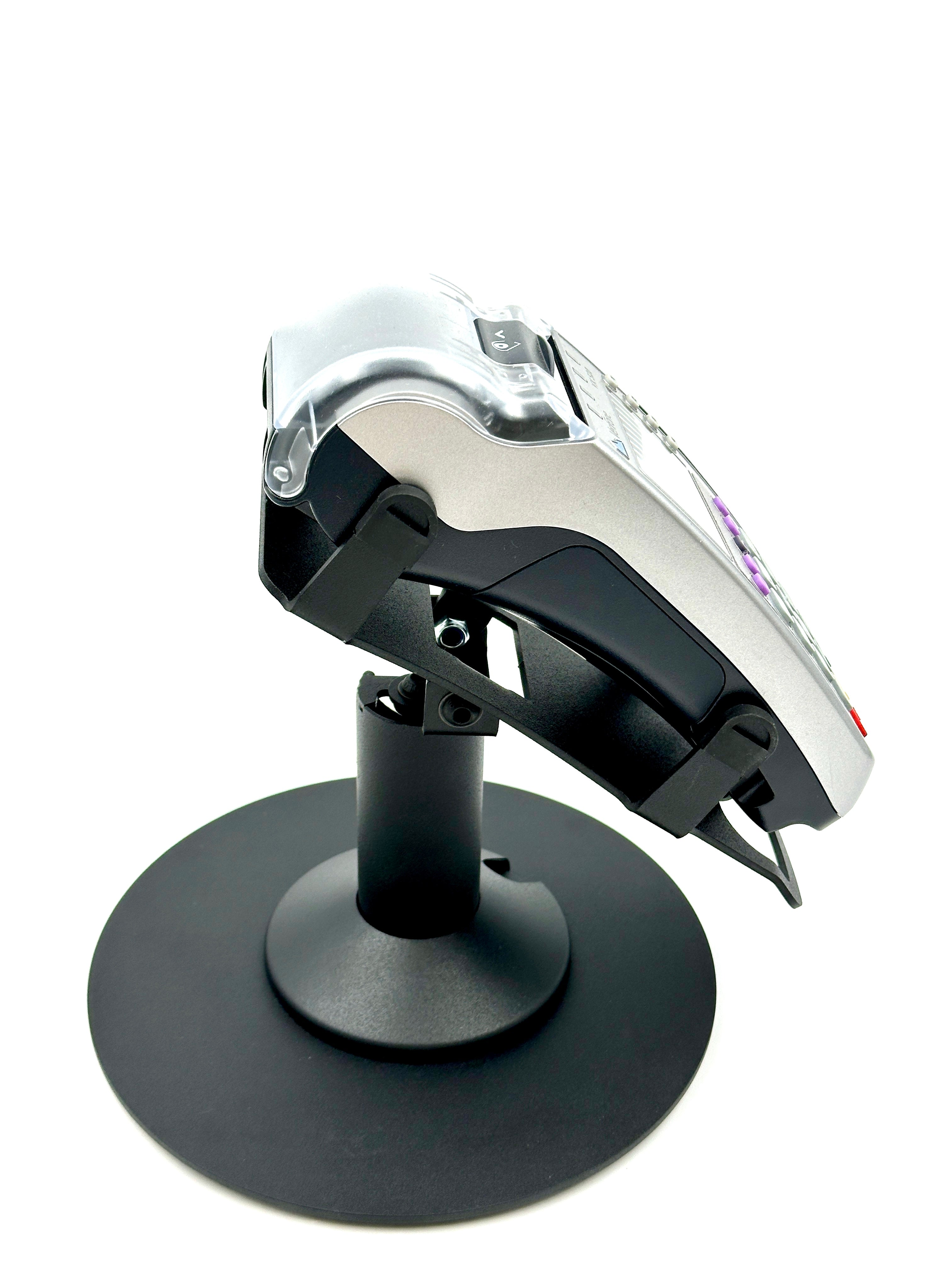 Verifone Vx520 Low Swivel and Tilt Freestanding Stand with Round Plate
