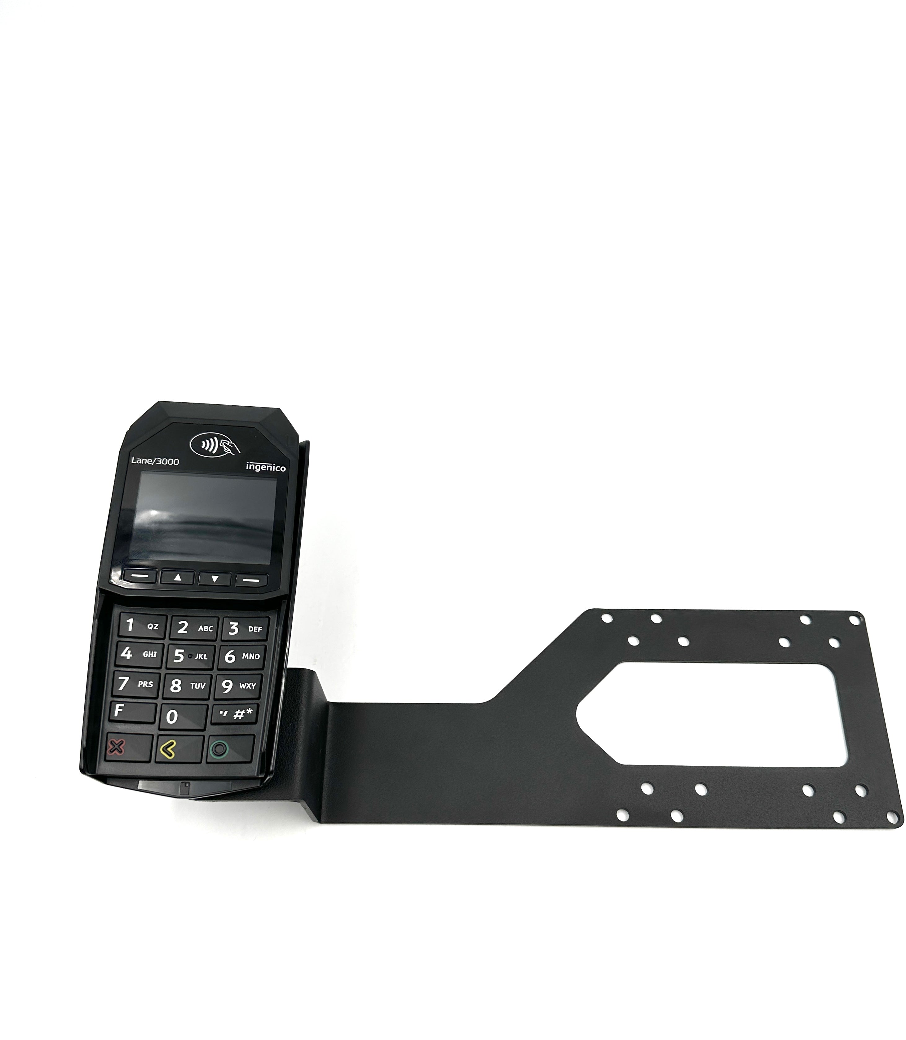 Ingenico Lane/3000/3600/7000/8000 VESA Lift Mounting Bracket for 19" and 23" Monitor (One Piece)