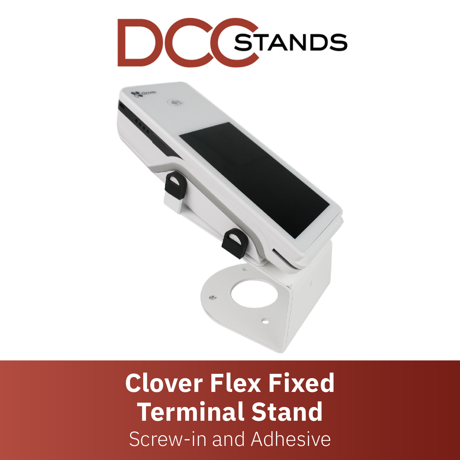 Clover Flex Fixed Stand (White) for C401U POS