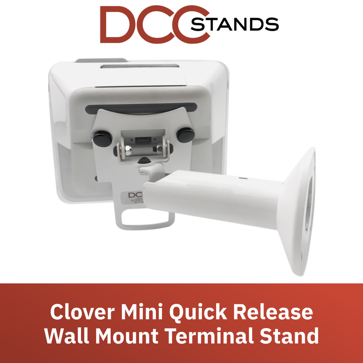 Clover Mini / Clover Mini 3 Sturdy Wall Mount with Quick Release Screws (White)