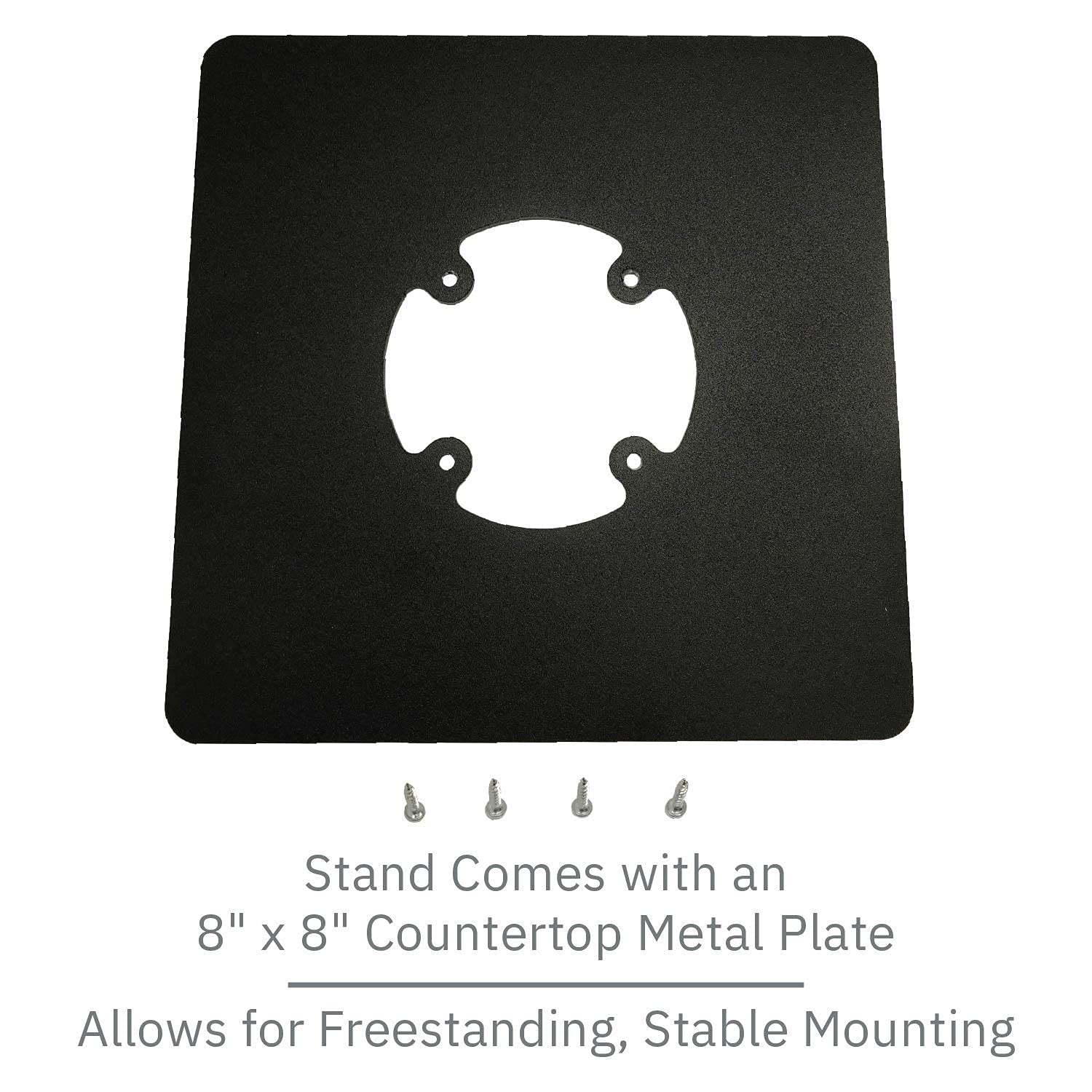 Ingenico Desk 1500 Low Freestanding Swivel and Tilt Stand with Square Plate