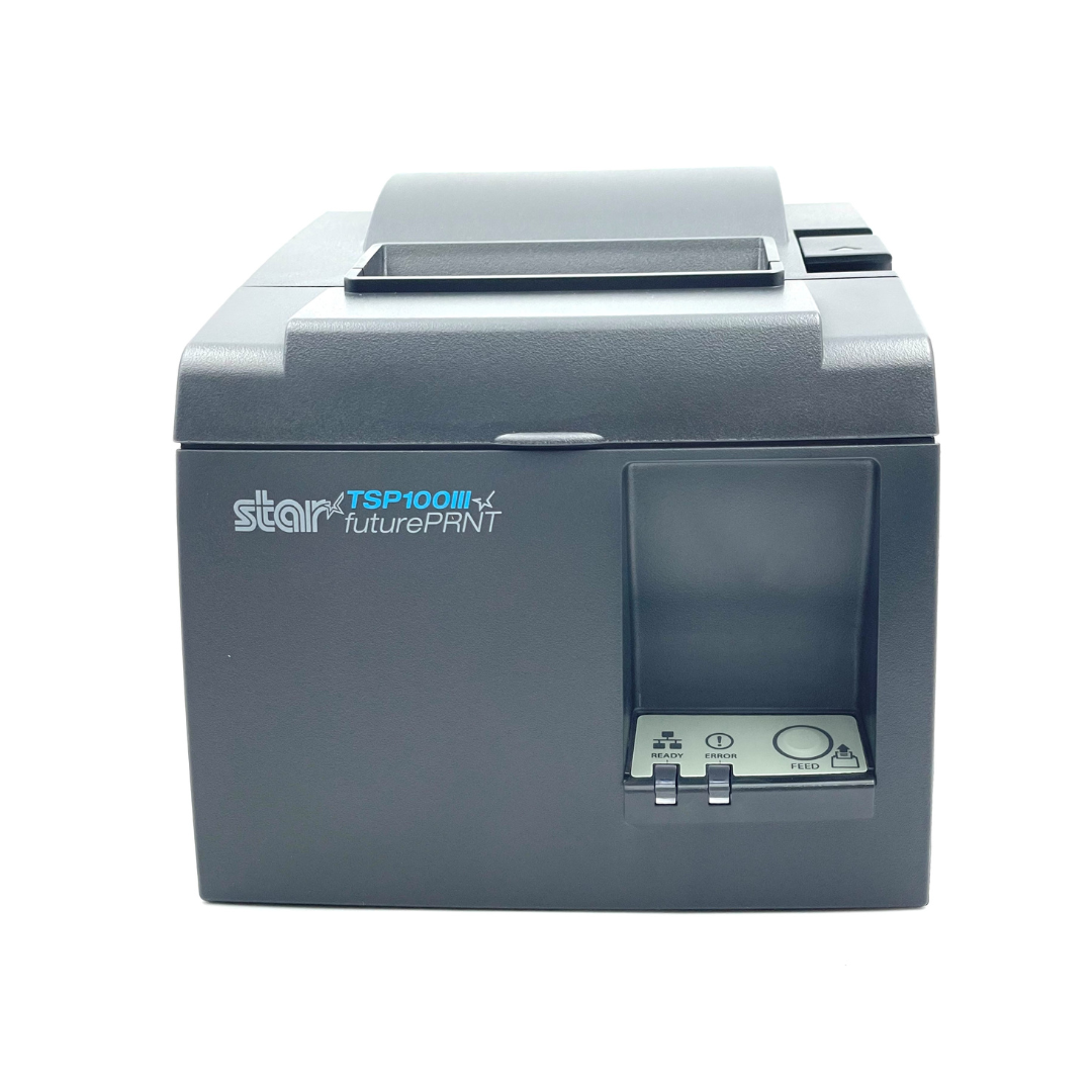 GMS - Star TSP143IIILAN Thermal Printer - Gray, Ethernet