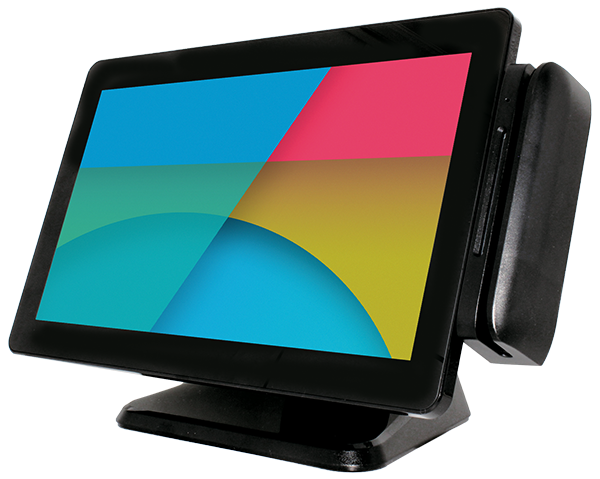 TEAMSable 12" Android POS System with A17, 2G RAM, 8G Flash, Android 8.1, Black, 12N-RM-BL