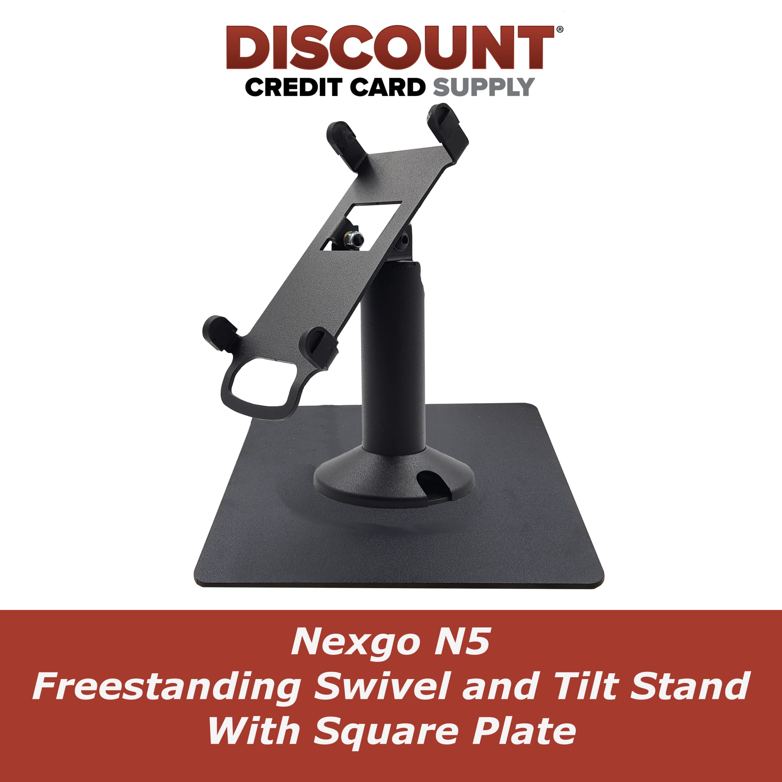 Nexgo N5 Freestanding Swivel and Tilt Stand with Square Plate