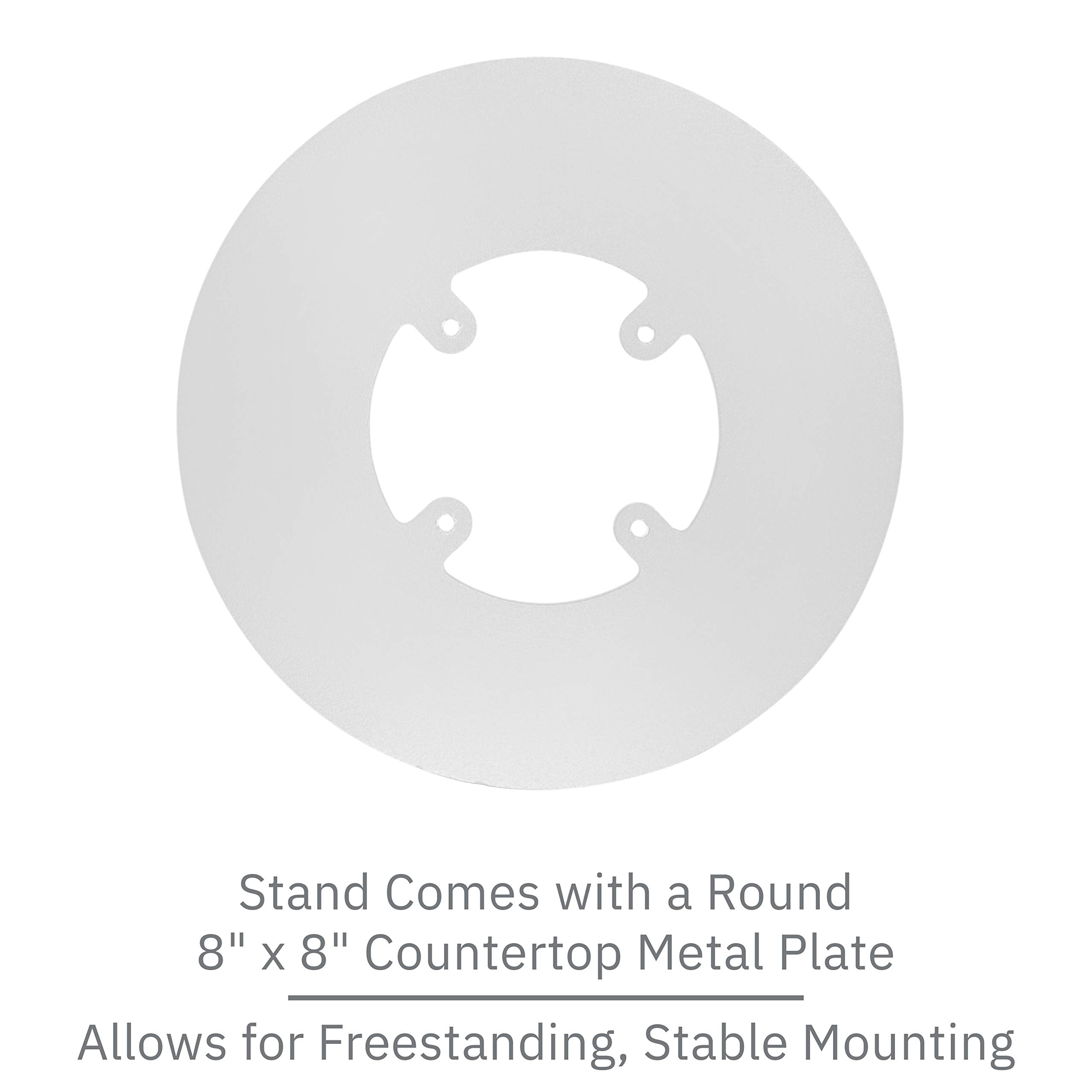 Clover Mini / Mini 3 Low Freestanding Swivel and Tilt Stand with Round Plate