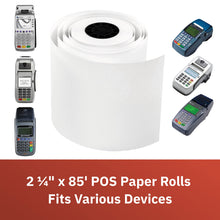 Load image into Gallery viewer, 2 1/4&quot; x 85&#39; Thermal Paper (12 Rolls)
