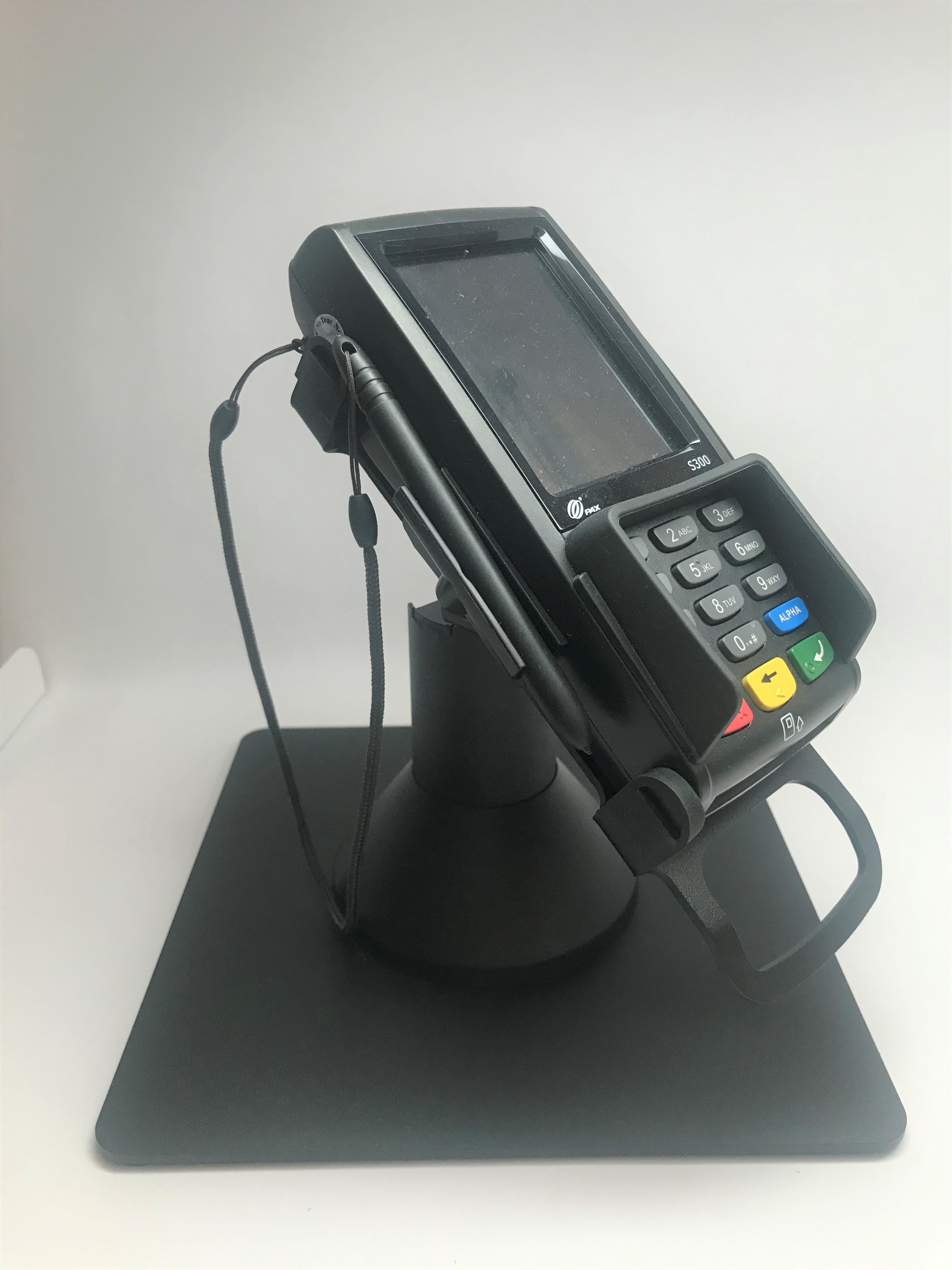 PAX S300 / SP30 Low Profile Swivel and Tilt Freestanding Metal Stand with Square Plate - DCCSUPPLY.COM