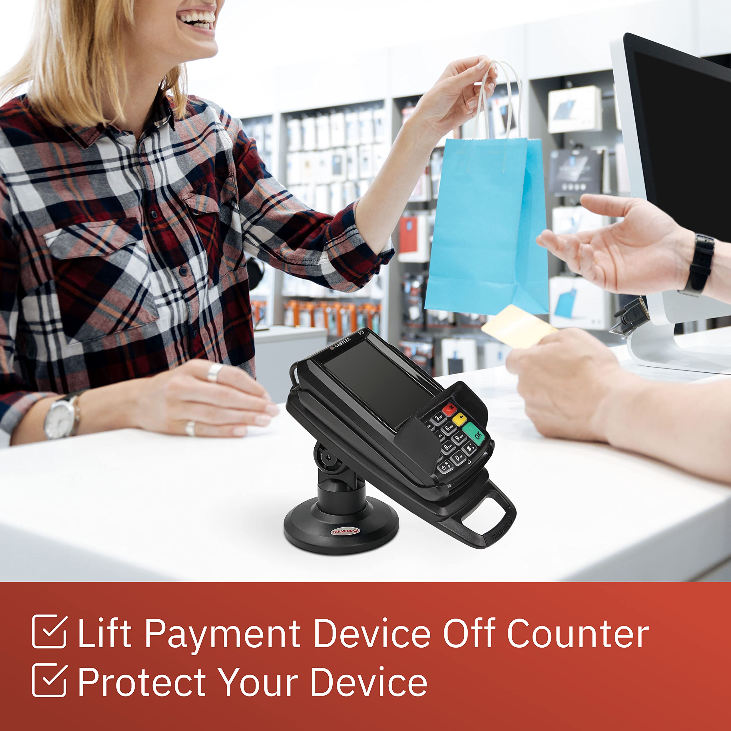 Castles VEGA3000 3" Key Locking Compact Pole Mount Stand