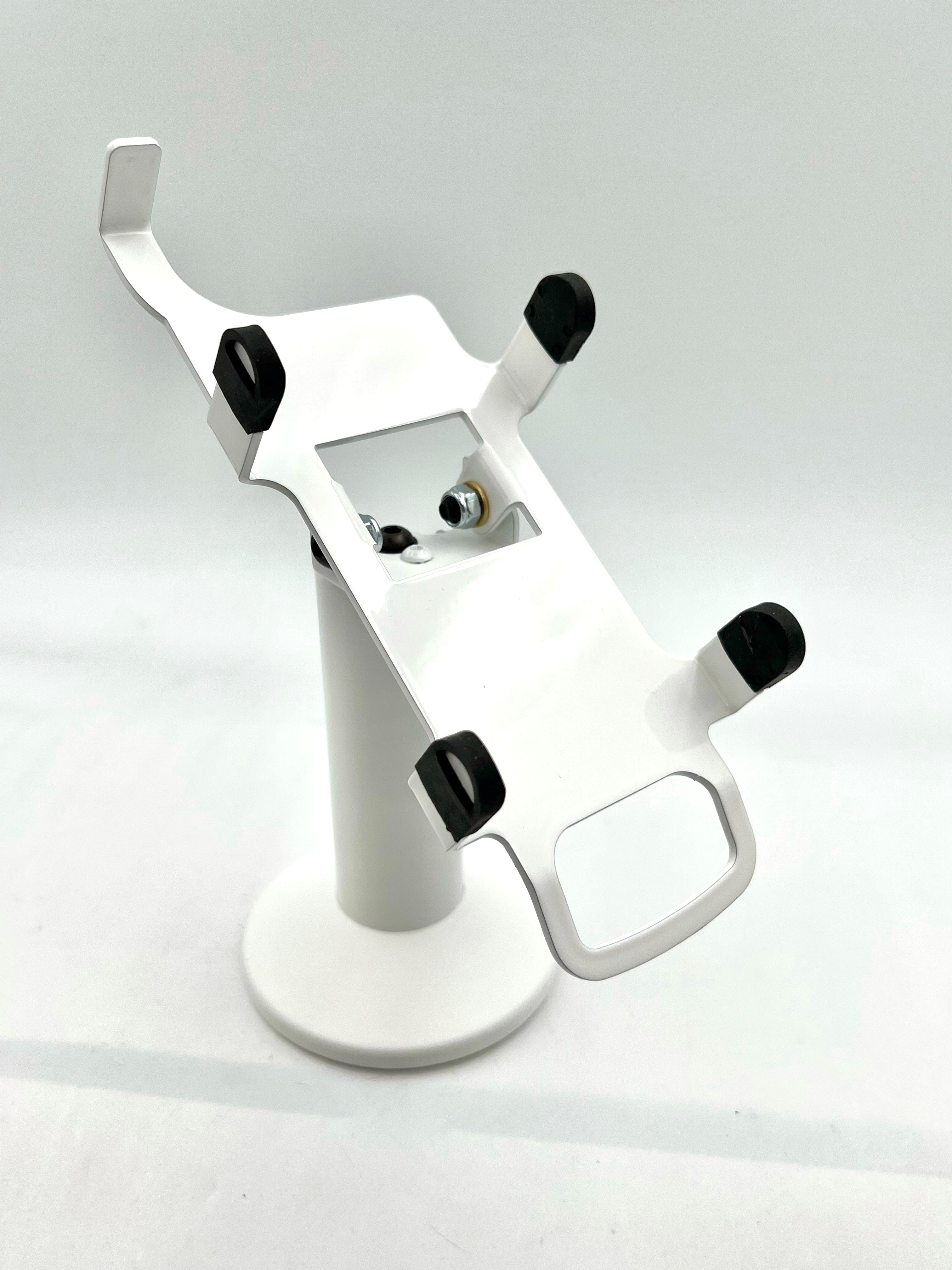 PAX A920 / A920 Pro Freestanding Swivel and Tilt Stand with Round Plate (White)