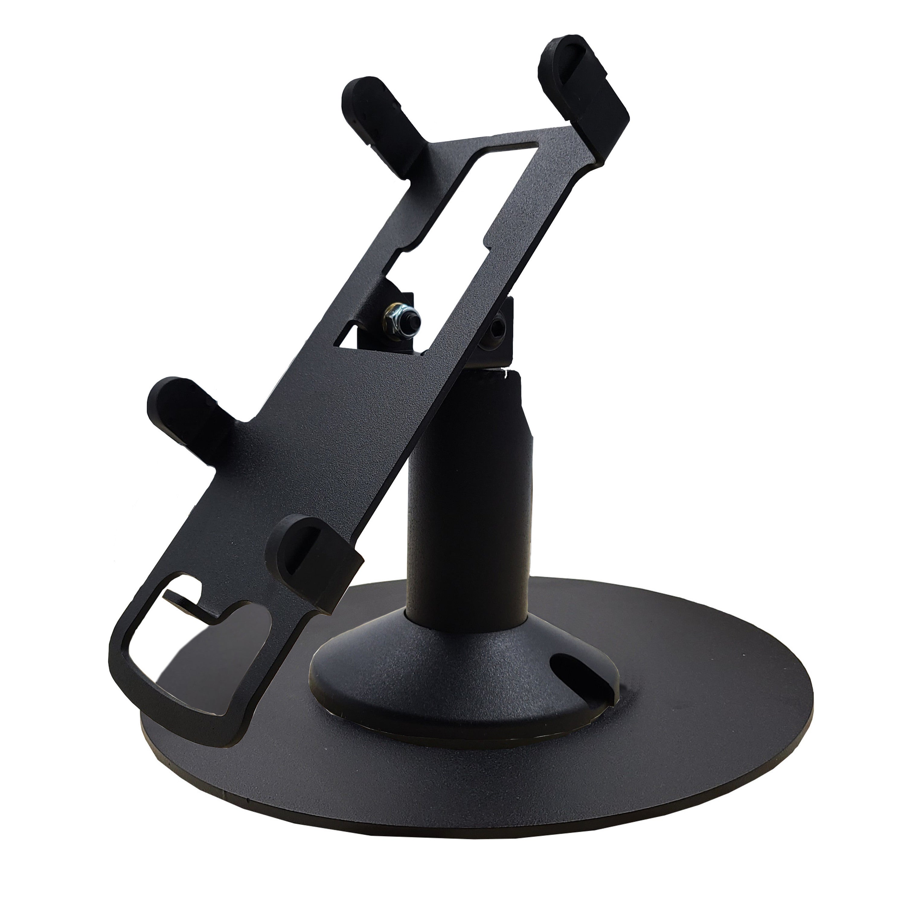 PAX A930 (Shift4) Low Freestanding Swivel and Tilt Stand with Round Plate