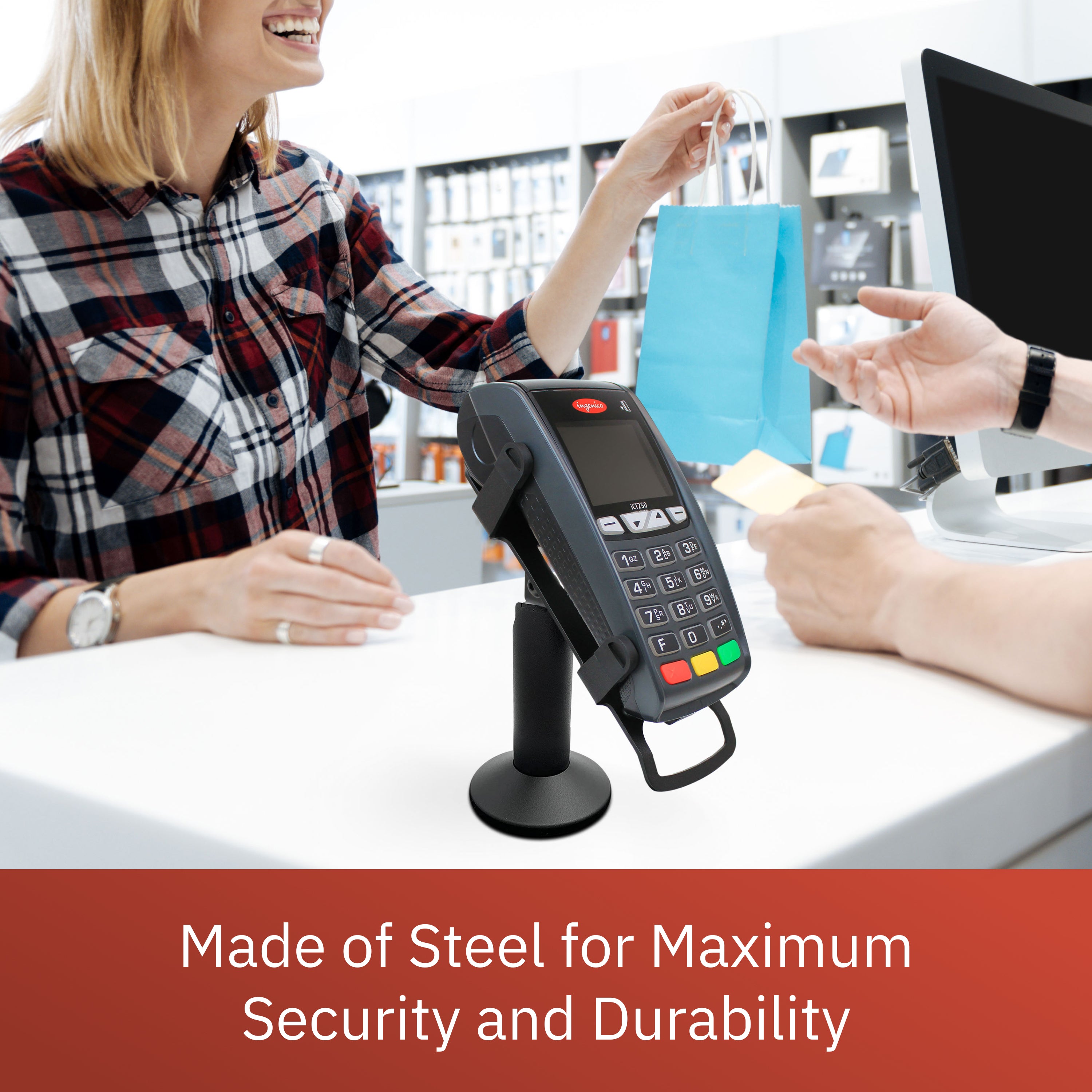 Ingenico ICT 220 / ICT 250 Swivel and Tilt Metal Stand