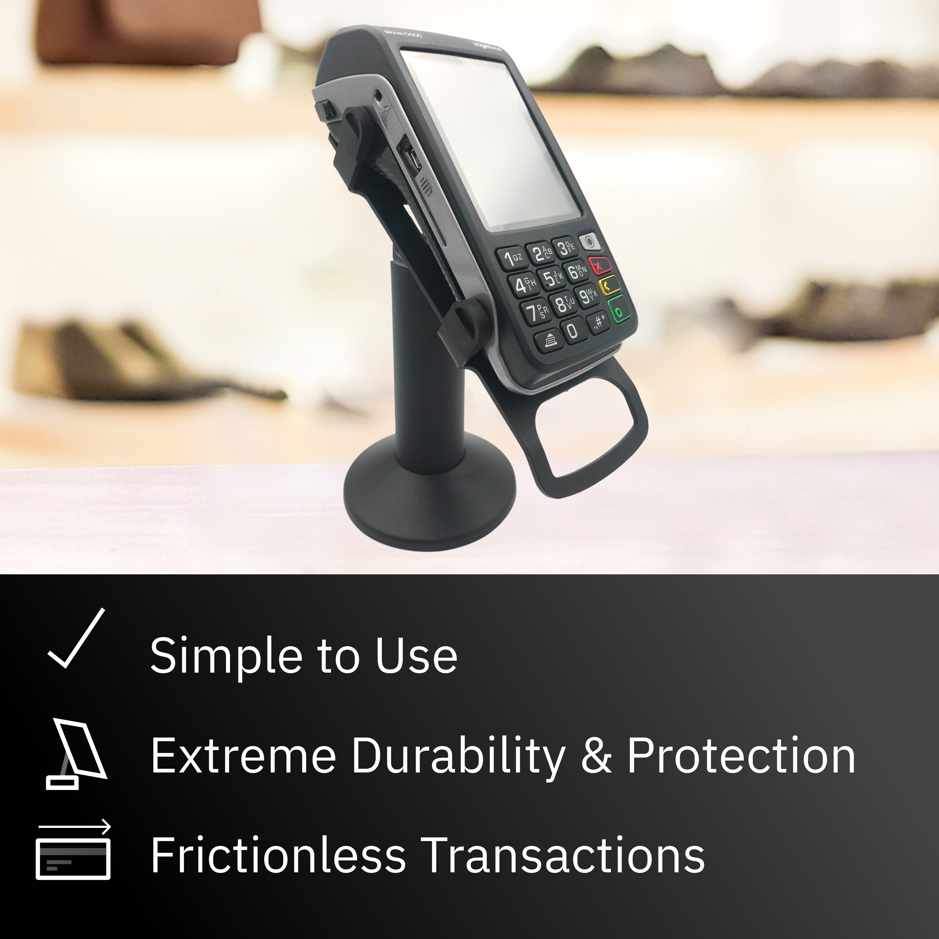 Ingenico Move 3500 / Ingenico Move 5000 Swivel and Tilt Stand