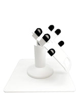 Load image into Gallery viewer, Clover Flex Low Freestanding Swivel and Tilt Stand with Square Plate (White) for C401U POS
