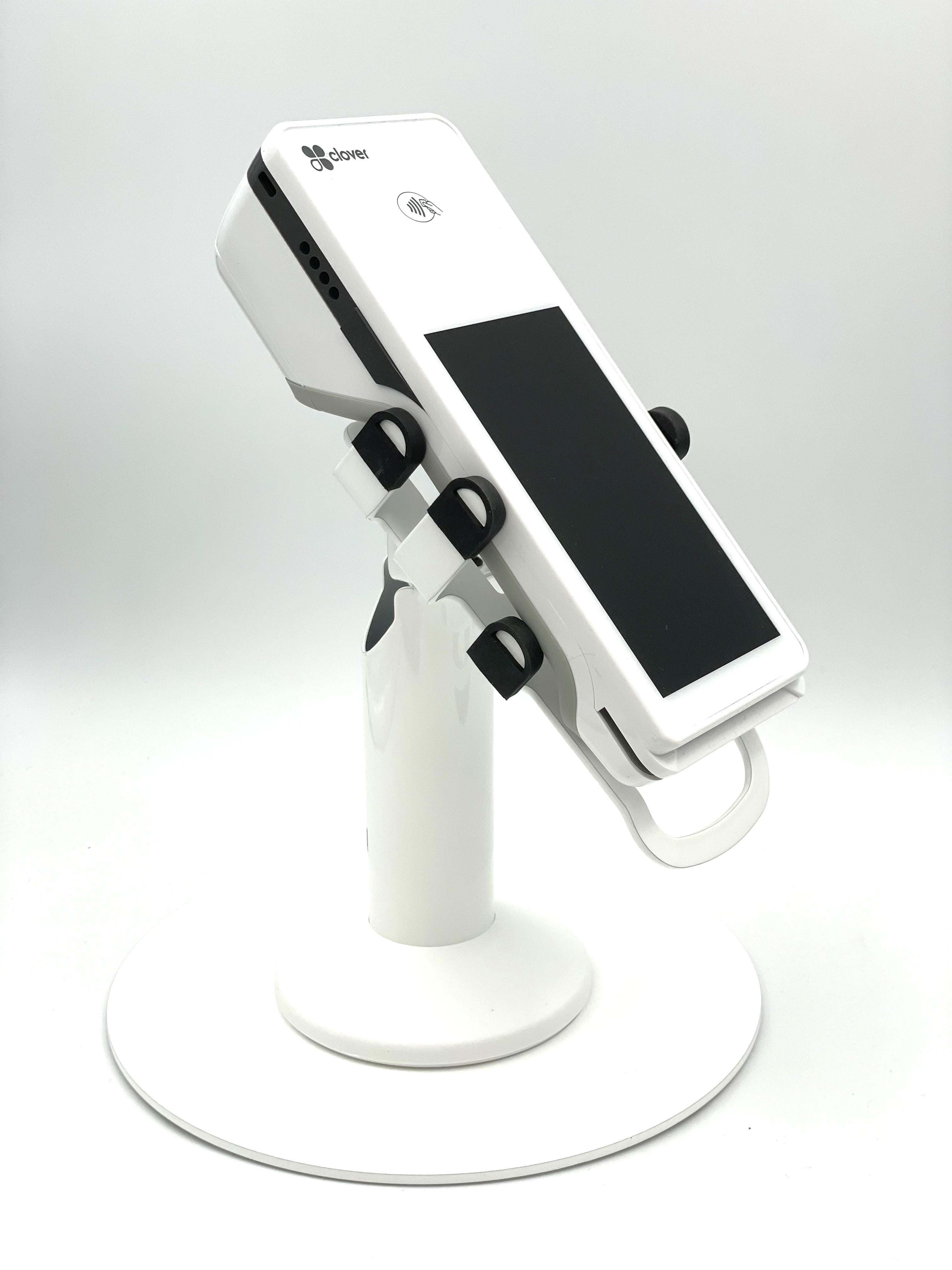 Clover Flex Freestanding Swivel and Tilt Metal Stand with Round Plate - DCCSUPPLY.COM