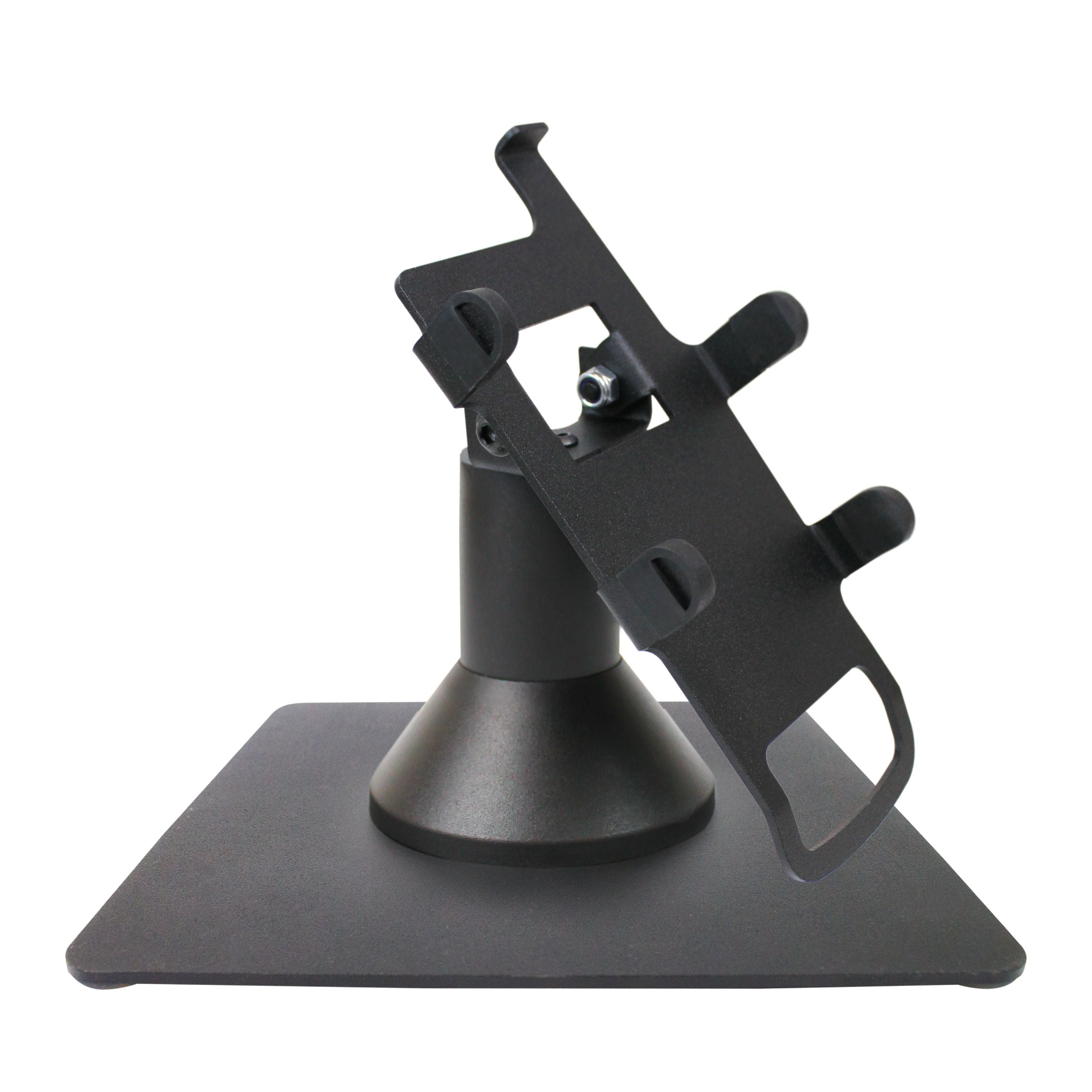 First Data FD35/ FD40 Low Profile Swivel and Tilt Freestanding Metal Stand with Square Plate - DCCSUPPLY.COM
