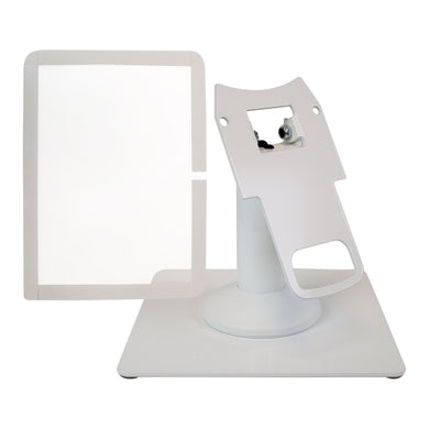 Clover Mini Freestanding Swivel and Tilt Metal Stand and Screen Protector - DCCSUPPLY.COM