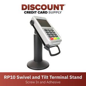 First Data RP10 PIN Pad Swivel and Tilt Metal Stand - DCCSUPPLY.COM