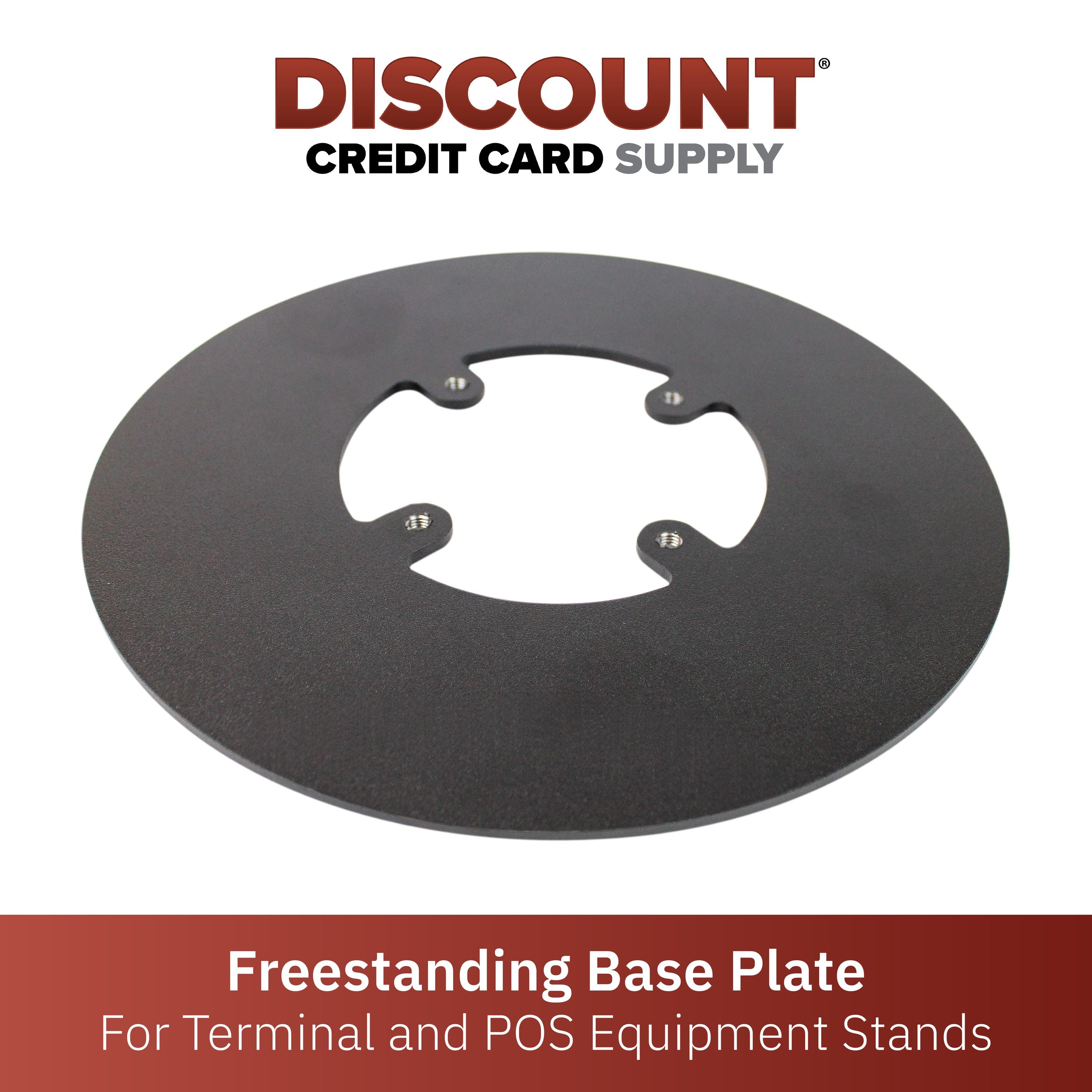 Freestanding Round Base Plate - Black - DCCSUPPLY.COM