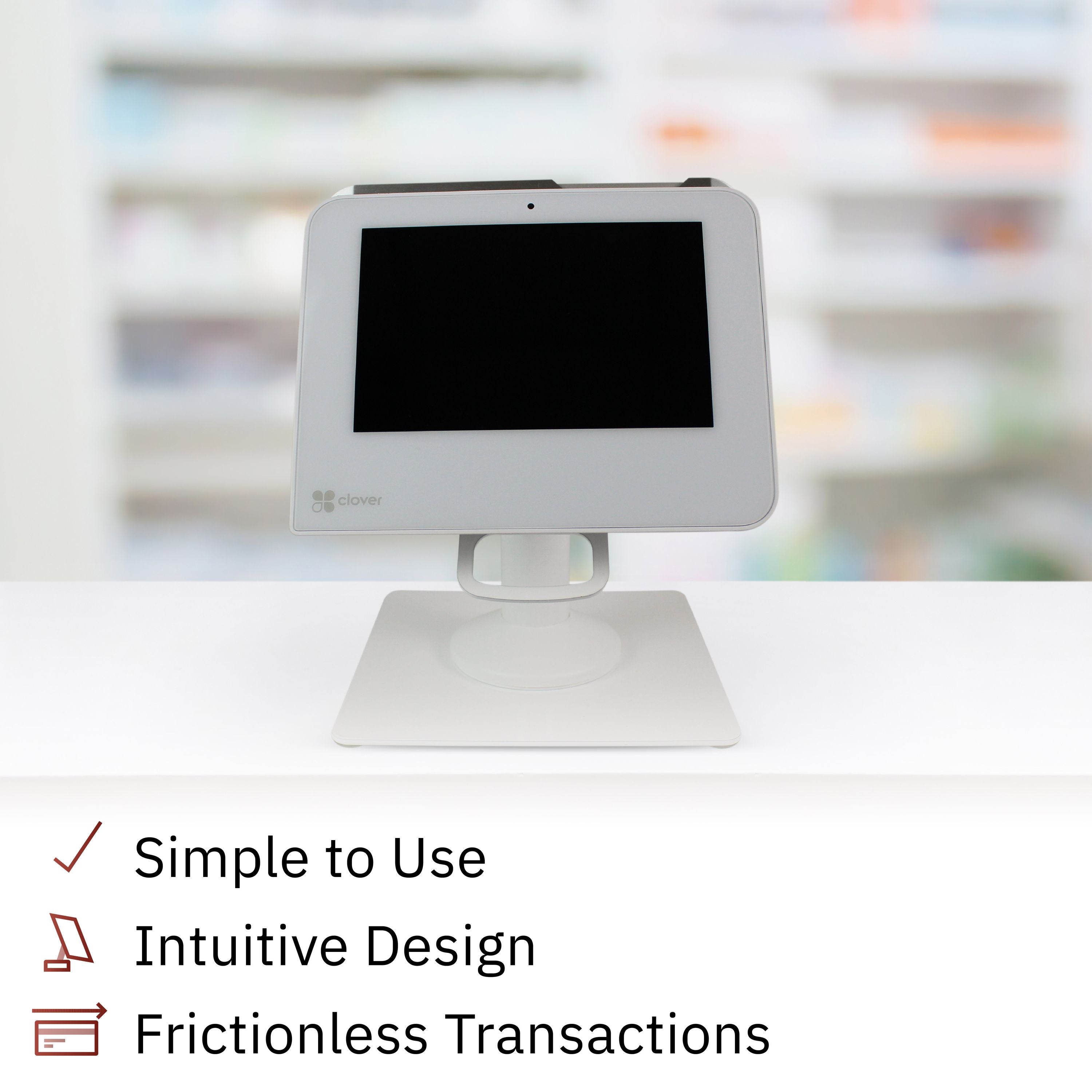 Clover Mini Freestanding Swivel and Tilt Metal Stand and Screen Protector - DCCSUPPLY.COM