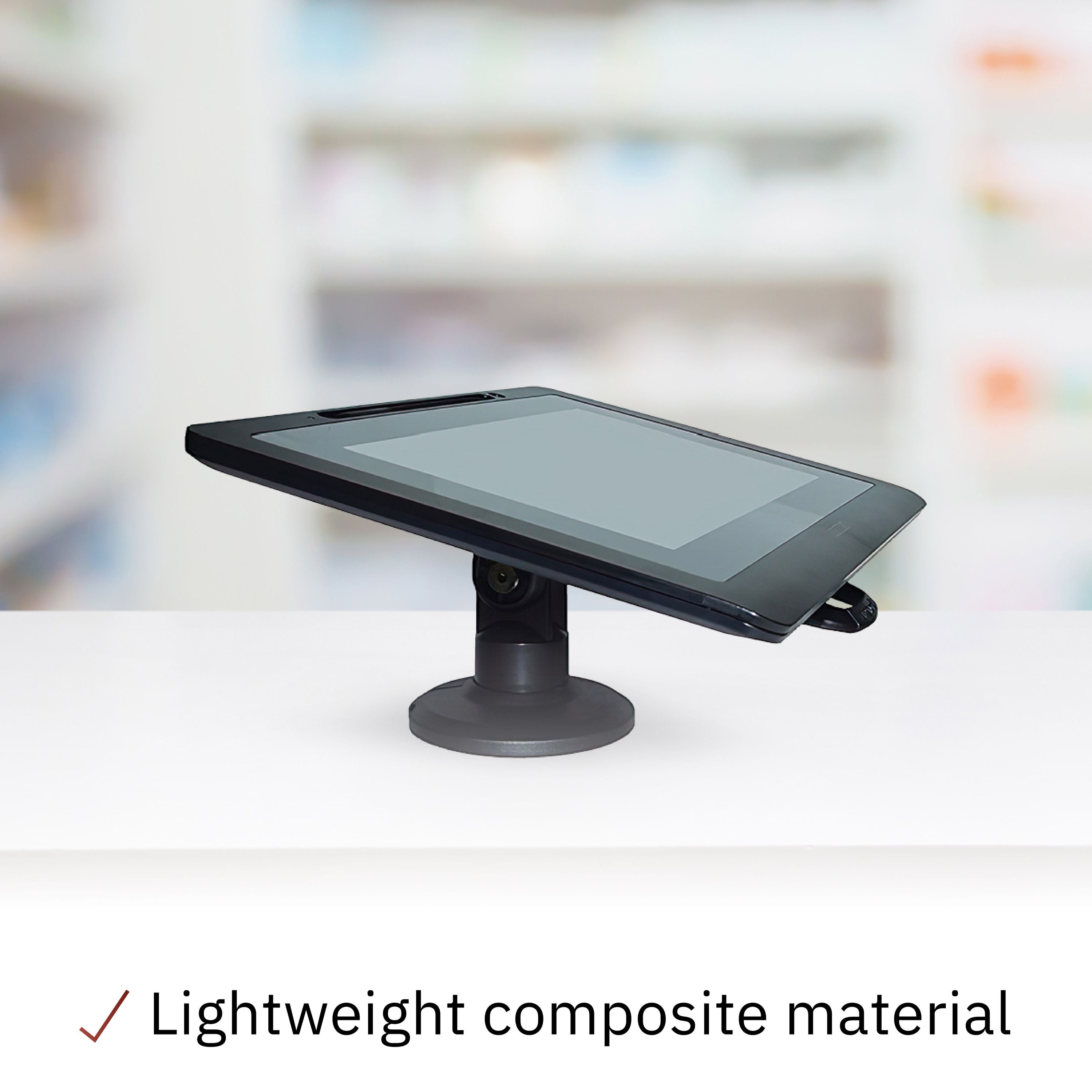 VESA Bracket with 3" Compact Pole Mount Terminal Stand - DCCSUPPLY.COM