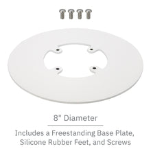 Load image into Gallery viewer, Freestanding Round Base Plate - White - DCCSUPPLY.COM
