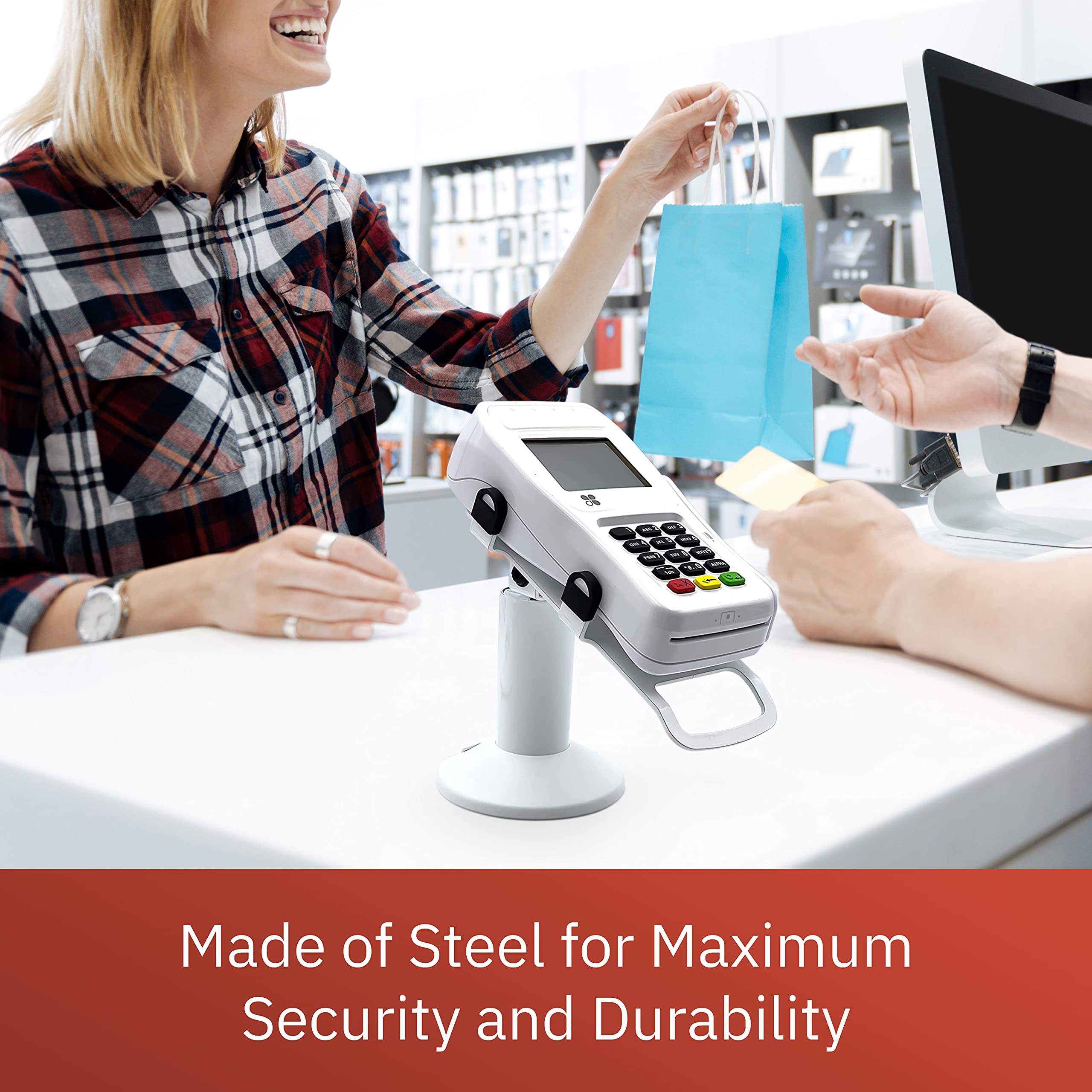 First Data FD40 Swivel and Tilt Stand (White)