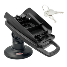 Load image into Gallery viewer, Ingenico Desk 3500/5000 3&quot; Key Locking Compact Pole Mount Terminal Stand
