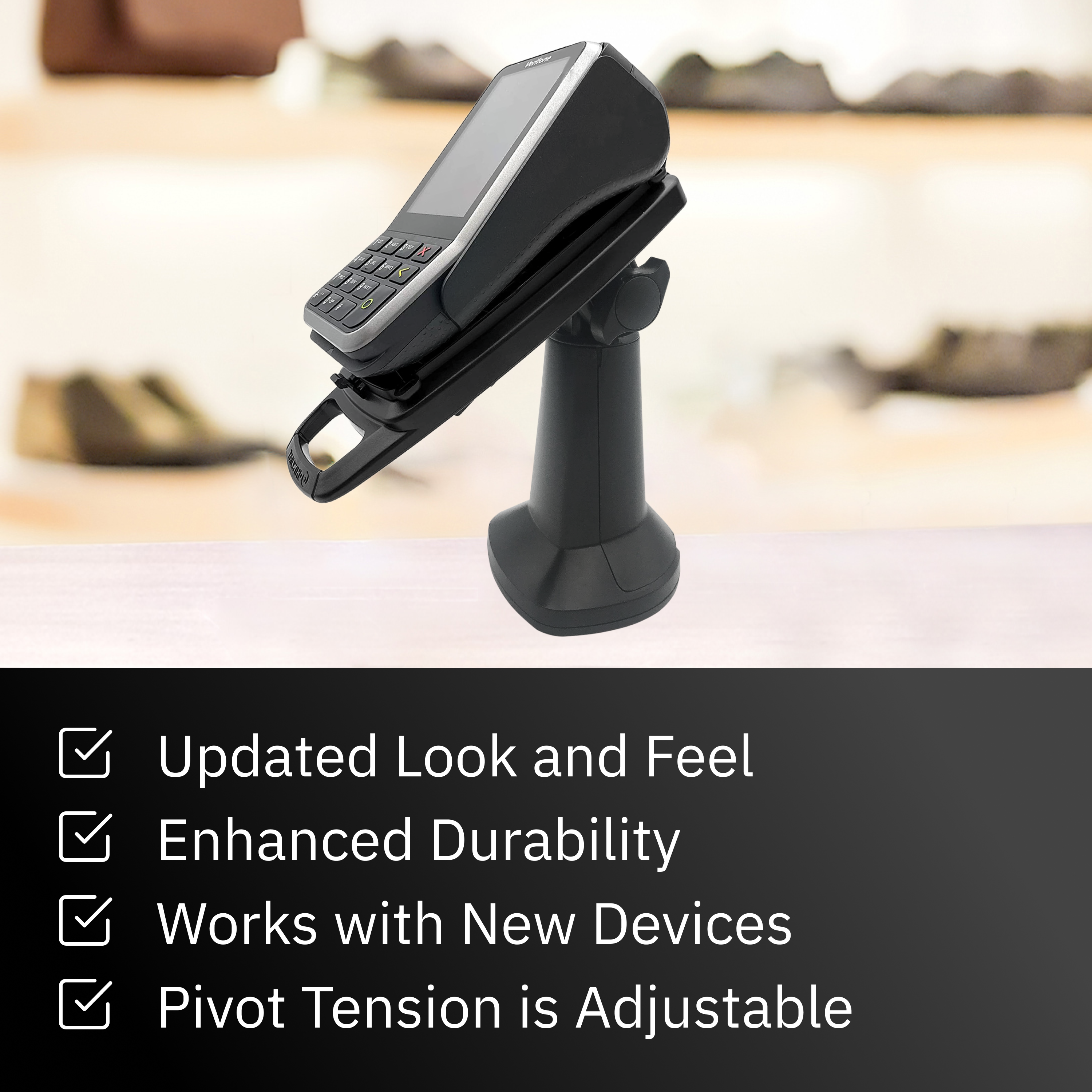 Verifone V200/V400 7" Pole Mount Terminal Stand