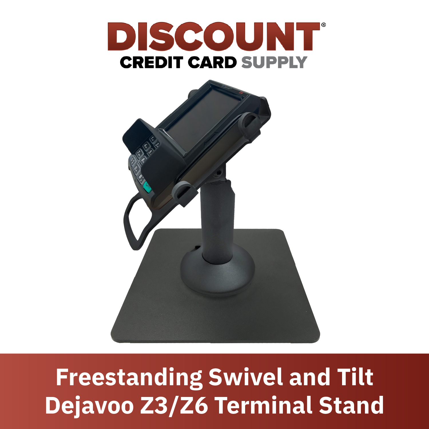 Dejavoo Z3/Z6 Freestanding Swivel and Tilt Metal Stand - DCCSUPPLY.COM