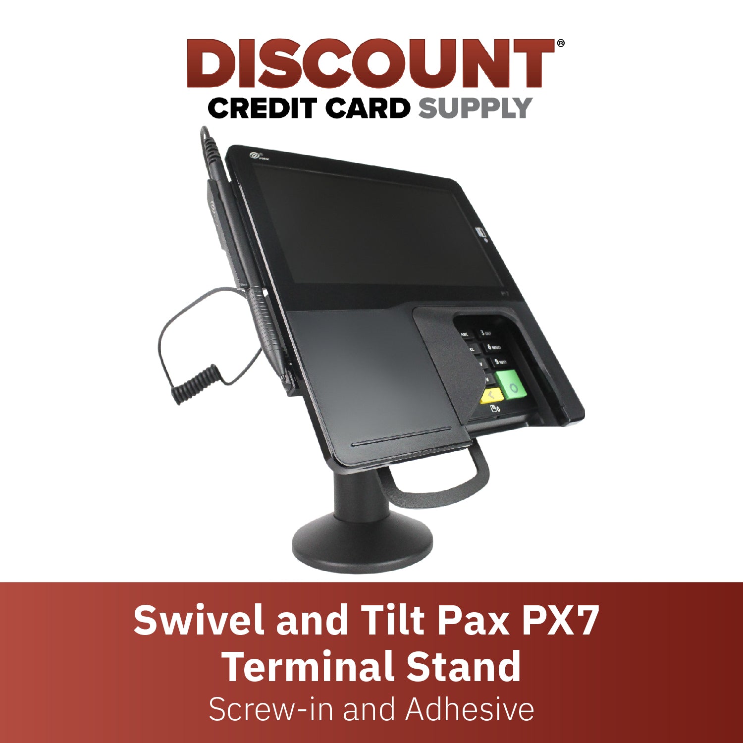 PAX Px7 Swivel and Tilt Metal Stand - DCCSUPPLY.COM
