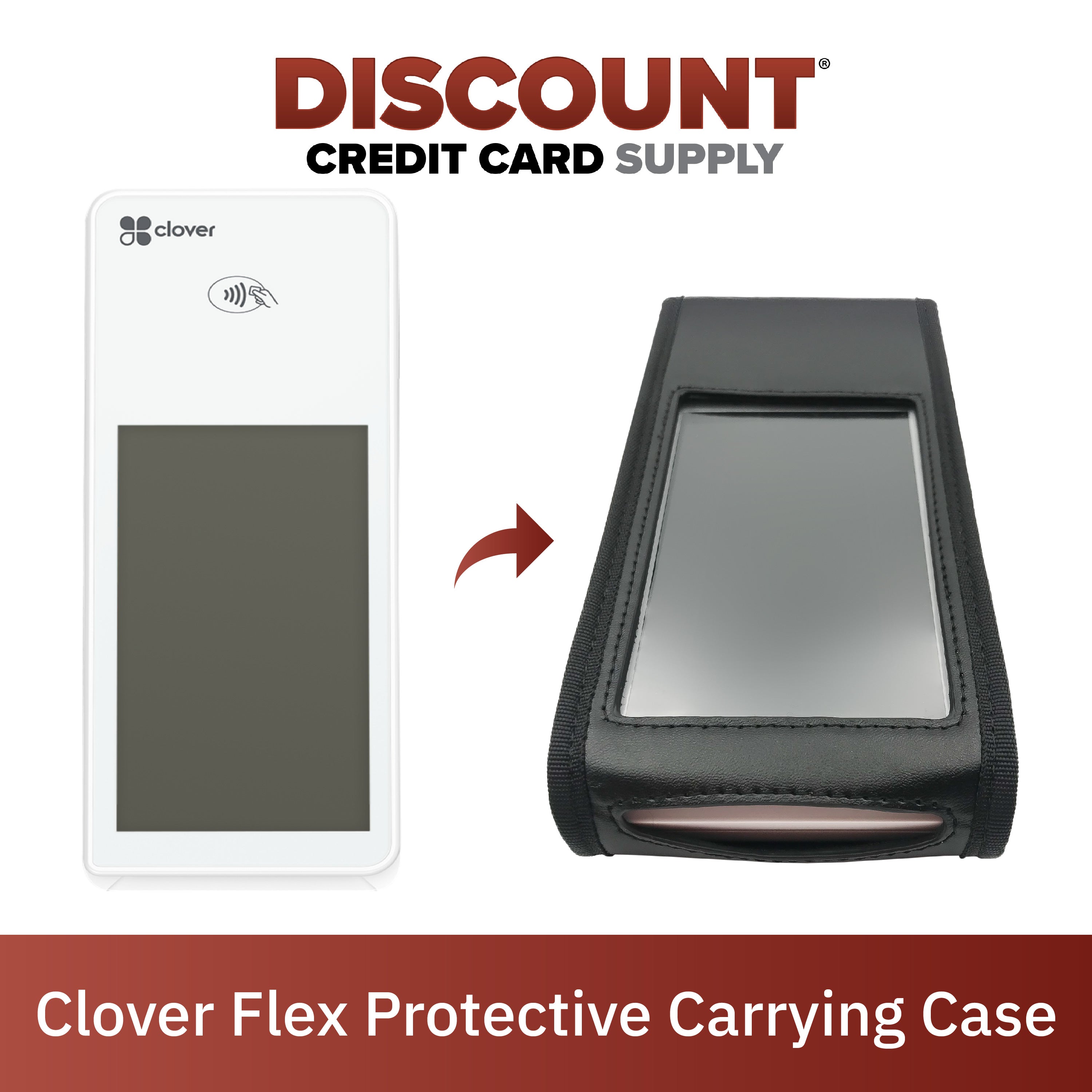 Protective Carrying Case for Clover Flex POS - DCCSUPPLY.COM