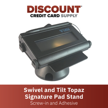 Load image into Gallery viewer, Topaz Signature Pad Low Profile Swivel and Tilt Metal Stand - DCCSUPPLY.COM
