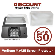 Load image into Gallery viewer, Verifone Mx925 Terminal Screen Protectors (Set of 50) - DCCSUPPLY.COM
