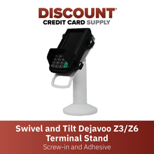 Load image into Gallery viewer, Dejavoo Z3/Z6 White Swivel and Tilt Stand - DCCSUPPLY.COM

