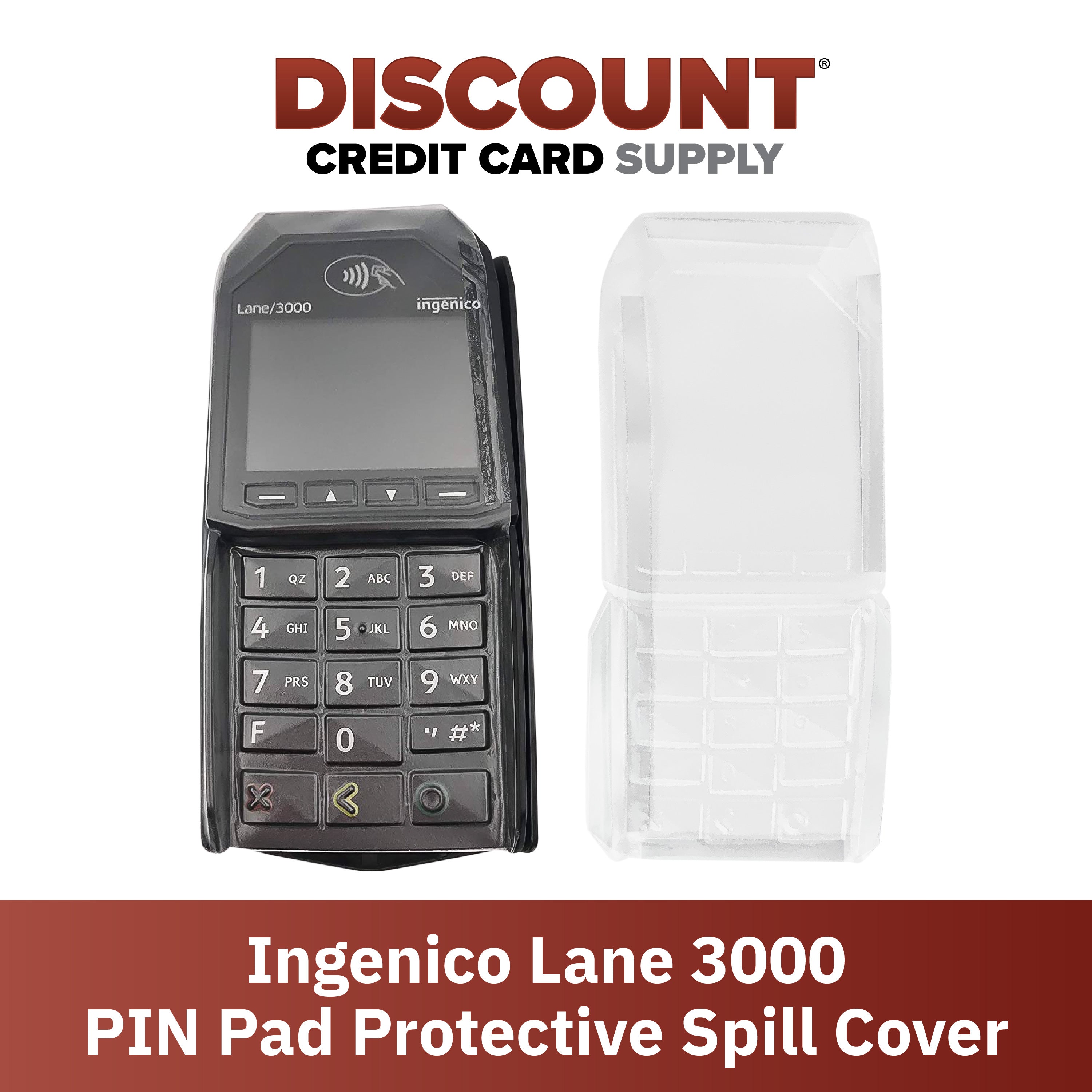 Ingenico Lane/3000 Protective Cover - DCCSUPPLY.COM