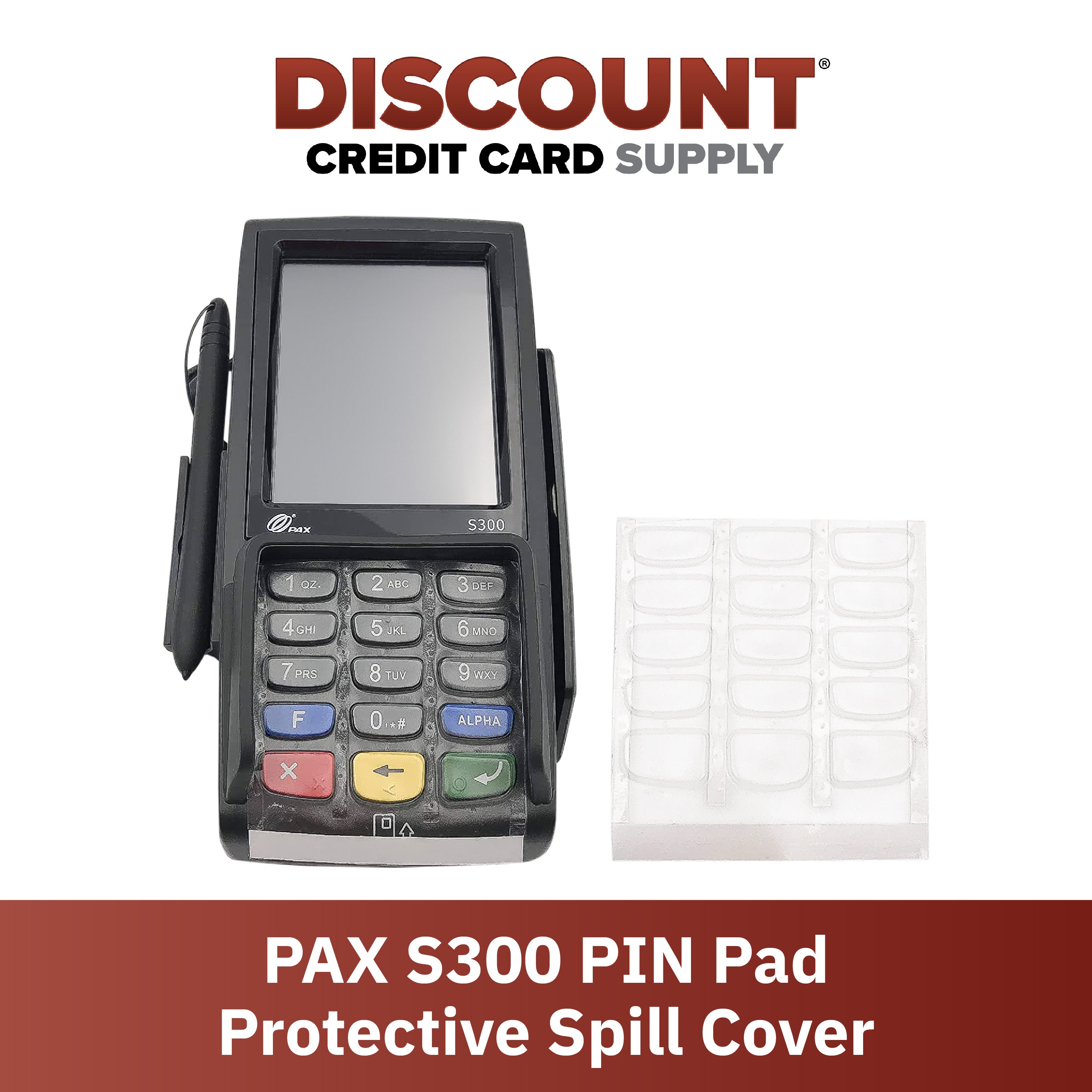 PAX S300 Terminal Keypad Protective Cover - DCCSUPPLY.COM