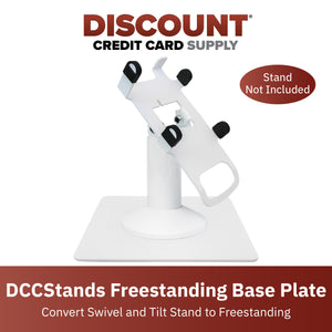 Freestanding White Square Base Plate