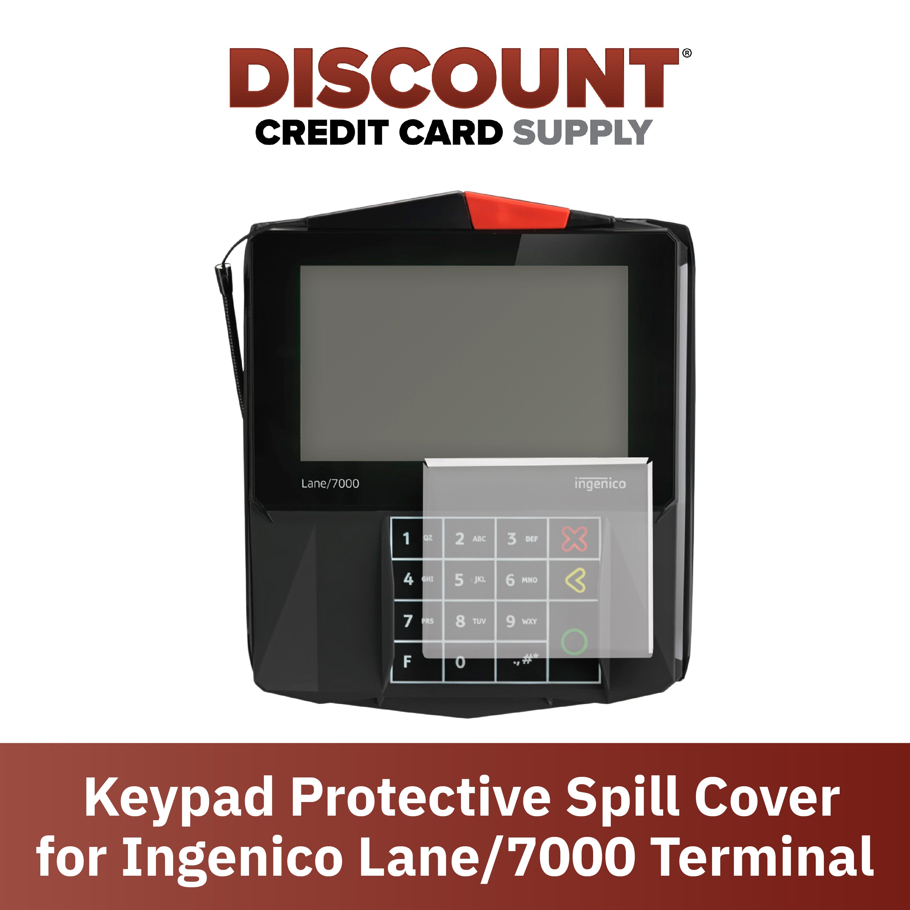 Ingenico Lane/7000 Keypad Protective Cover - DCCSUPPLY.COM