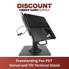Load image into Gallery viewer, PAX Px7 Freestanding Swivel and Tilt Metal Stand - DCCSUPPLY.COM
