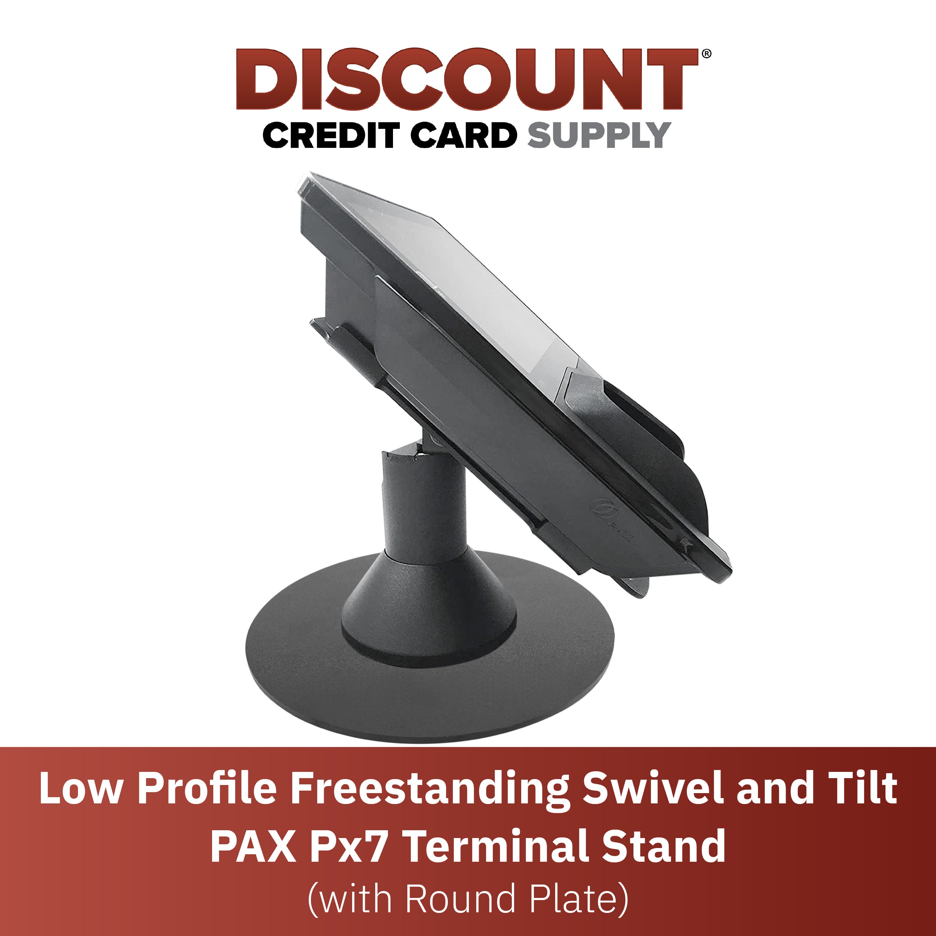 PAX Px7 Low Profile Freestanding Stand with Round Plate - DCCSUPPLY.COM