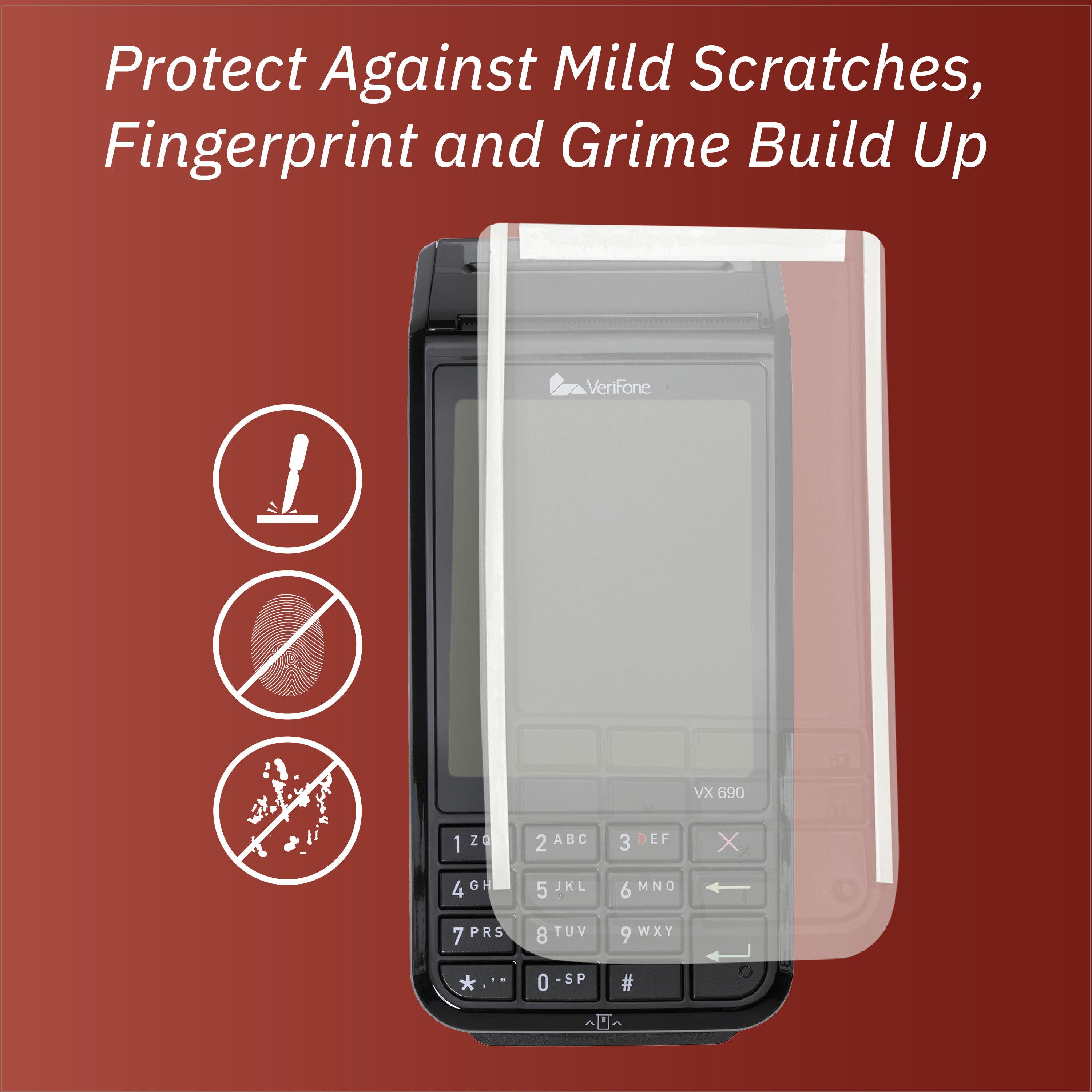 Verifone Vx690 Full Device Protective Cover - DCCSUPPLY.COM